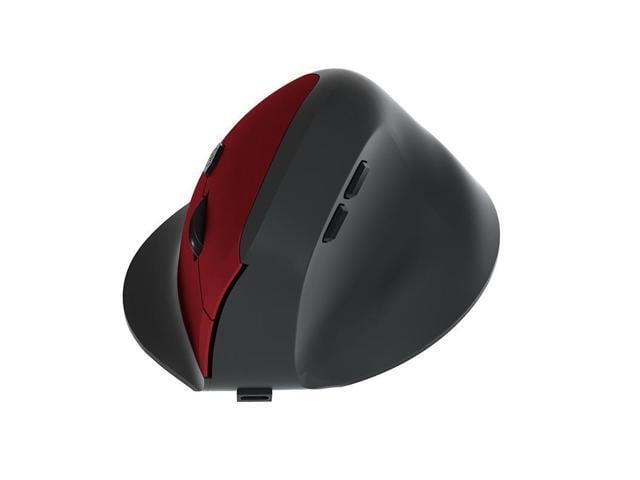Ergonomic Mouse Red Bluetooth Wireless - 2.4 GHz Mouse