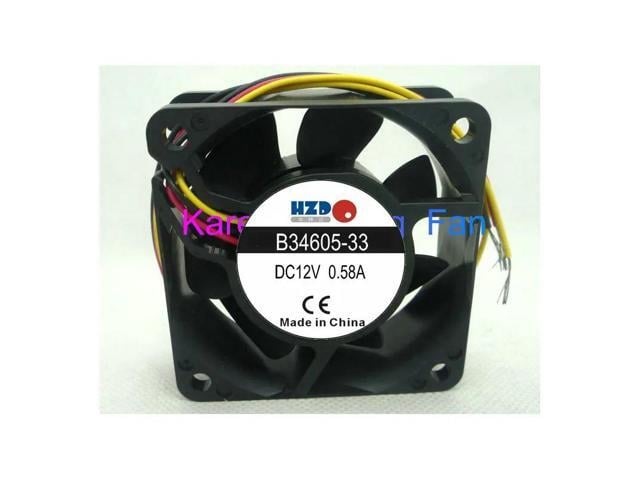 6CM 6025 12V 0.58A 3-wire notebook computer laptop computer laptop chip B34605-33