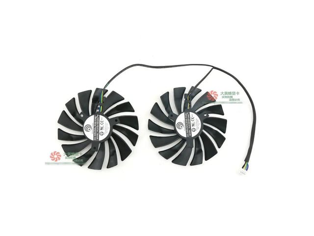 Cooling fan PLD10010S12HH DC12V 0.40A 4-pin for GTX960 and GTX950 4GB gaming graphics cards.