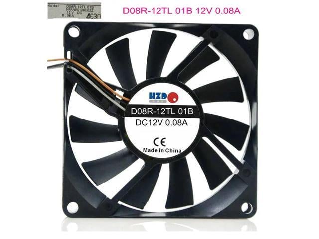 8cm 8015 12V 0.09A 3-wire notebook computer laptop computer notebook computer chip H34612-55