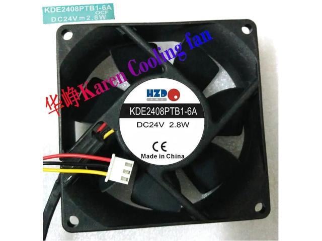 8CM 8025 KDE2408PTB1-6A 24V 2.8W Three-wire notebook computer laptop chip