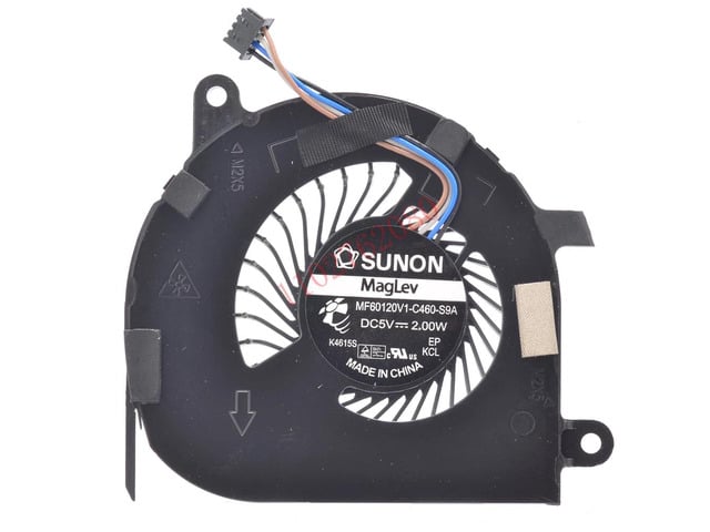 CPU cooling fan for laptops with E7470 P61G EG50040S1-C610-S9A processor.