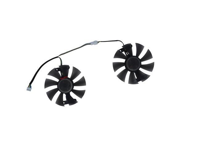 units/set, FL8015 12VB, graphics card fan, GPU cooler, suitable for RX 580 8GB 2048SP Gaming White Edition, graphics card cooling.