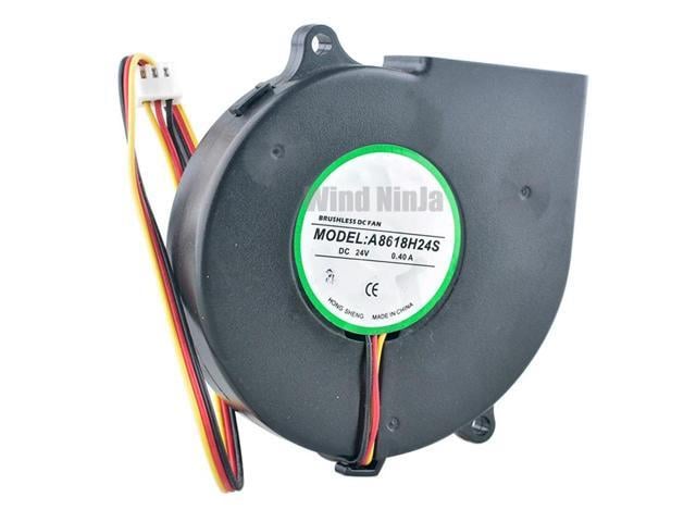 A8618H24S 90mm blower fan 86x90x18mm DC24V 0.40A 3pin centrifugal fan cooling fan for inverter printers