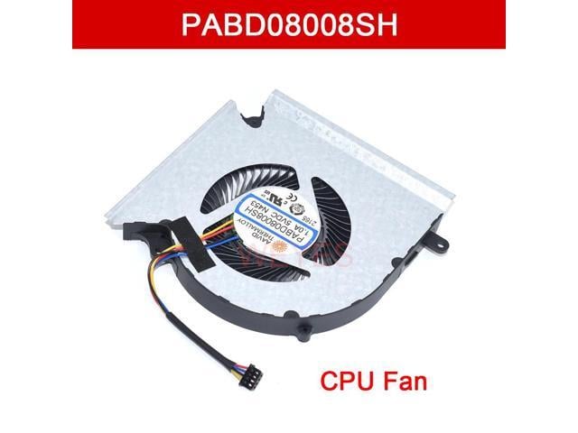 CPU Cooling Fan (4-pin DC5V 1.0A) for GE66, GP66, GL66, MS-1541, and MS-1542 Notebook Computers (PABD08008SH N453)