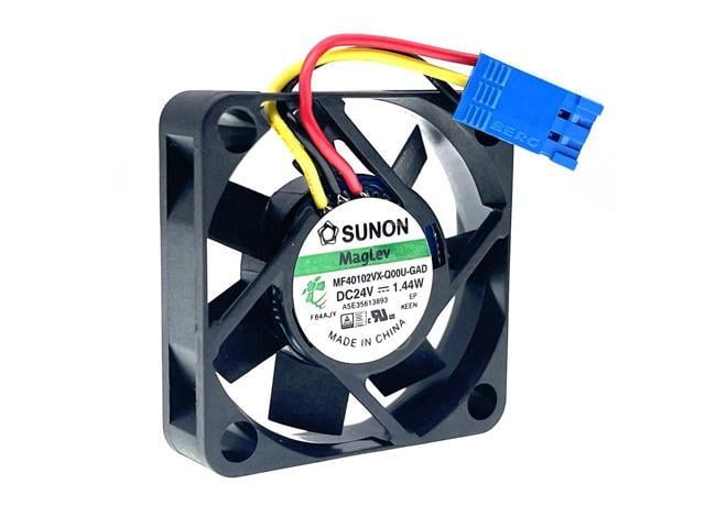 3-wire 4010 40mm 4cm 24V 1.44W MF40102VX-Q00U-GAD 40X40X10mm ultra-thin cooling fan, suitable for 3D printers and printing molds.