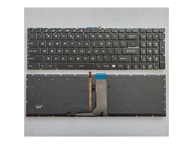 Compatible with MS-16K2 16JB 16JF 16L2 16P MS-179B 1785 17FK laptop keyboards (US version) (RGB backlighting, US version)