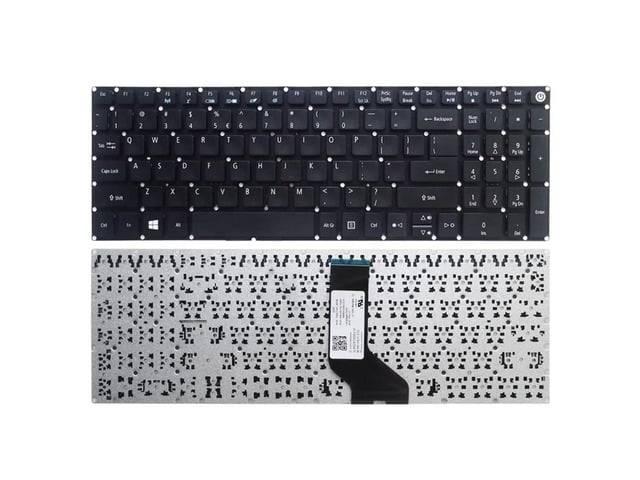 US-style laptop keyboard (no backlight) compatible with A315 series A315-21, A315-21G, A315-31, A315-32, A315-33, A315-41, A315-51, and A315-53.