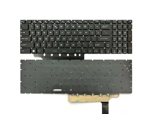 Keyboard for Alpha 17 C7V/C7VG/C7VF MS-17KK laptops (US specification) (RGB backlighting)