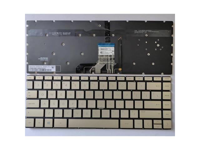 US keyboard (Gold Backlight US) for X360 13-AN 13-AQ 13-AH 13-AG 13-AR TPN-W133 W144 Q214 W141 laptops