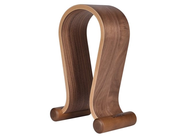 Sony Wood Headphone Stand, Headphone Holder Wood Headset Stand Compatible for Sony, Bose, Shure, Jabra, JBL, AKG Gaming Headphones Display et. (Walnut)