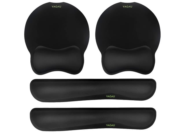 Premium Keyboard Wrist Rest and Mouse Pad Wrist Support for 2 Pack Ergonomic Memory Foam Set for Office, Laptop, Mac, Computer and Gaming,...