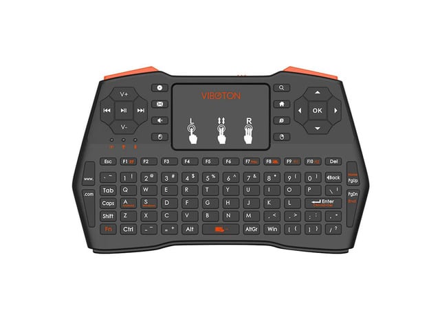 HP I8 Plus Mini 2.4G Keyboard Fly Air Mouse Touchpad for TV PS Englis