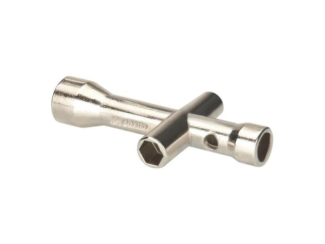 1pc 3D Printer Nozzle Tool 4 In1 M2 M2.5 M3 M4 Screw Nut Hexagonal Cross Wrench For E3D V6 MK8 Nozzles Mini Spanner