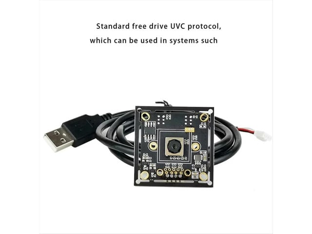 8MP IMX179 Sensor Autofocus Camera with USB2.0 Support UVC OTG Plug & Play 100 Degree No Distortion Lens 4K WebCam