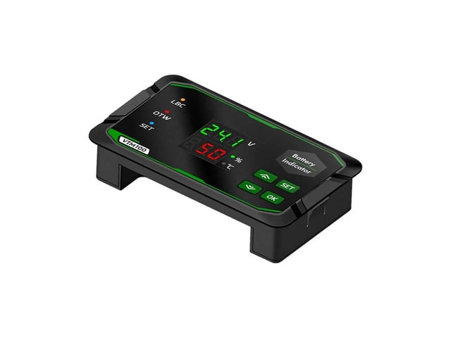 DC7-100V Voltage Capacity Tester Indicator Monitor Coulometer with Temperature Sensor