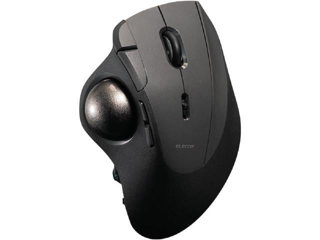 ELECOM IST PRO Trackball Mouse, 6 Device Connection, 3 Way Connectivity, Bluetooth 5.3, Wireless 2.4GHz, Wired, 12,000 DPI Sensor, 36mm Ergonomic,...