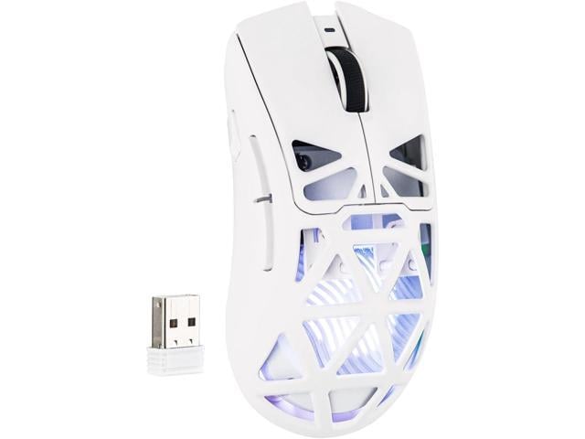 MechLands Aula SC620 Gaming Mouse, 2.4G/USB-C/BT Wireless Mouse with 400mAh Battery, Adjustable 12,000 DPI & 1000 Polling Rate, PAW3311 Sensor, RGB...