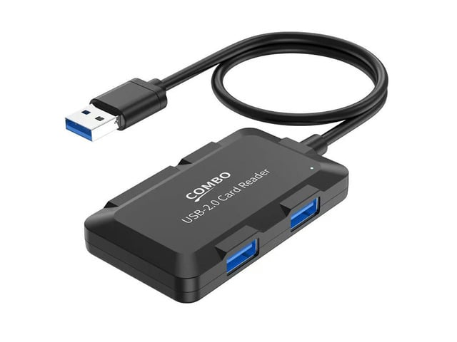 5 Ports HUB USB2.0 Disk Data Transfer Cable Splitter USB Combo Converter Micro SD TF Card Reader Connect Keyboard Mouse Adapter