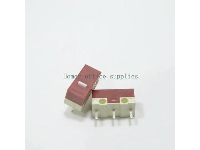 10Pcs Mouse Momentary Push Button Micro Limit Switch 3Pins 20Million for HUANO Silent Mouse Micro Switch