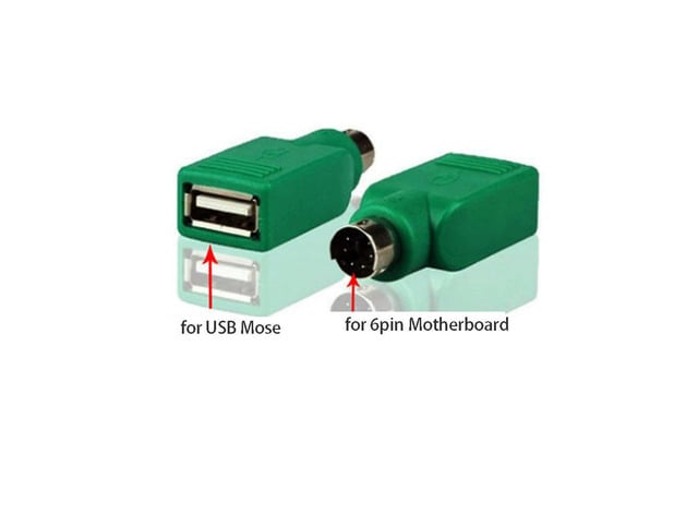 PS2 Male to USB Female Convert Adapter for PC Desktop PC PS2 Connector to USB Keyboard Mouse Converter Computer Accessories
