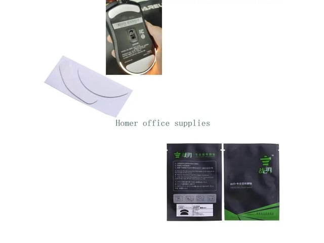 Mouse Skates Pads 1Pack White Rounded Curved Edges Mouse Feet Replacement for Viper Mini Mouse