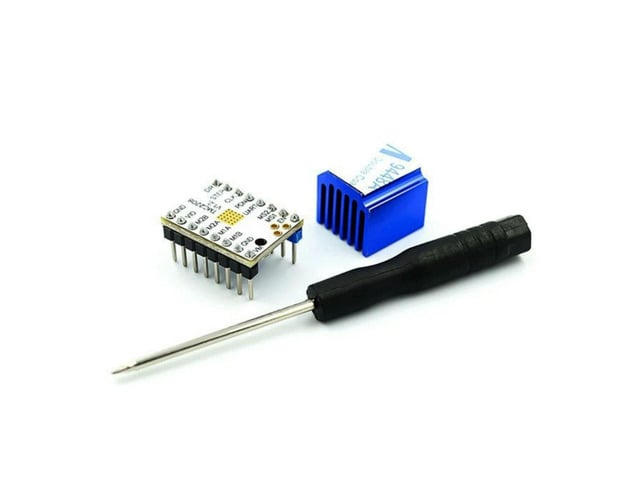 3D Printer Accessory: TMC2208 V1.2 Stepper Motor Driver (Quiet Operation, 256 Microsteps, Peak Current 2A)
