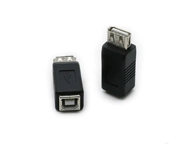 USB2.0 Type A to Type B Female Adapter ConnectorS for Computer and Printer