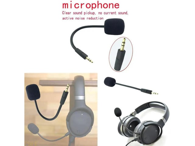 Noise Reducing Microphone & Sponge Sleeve For Cloud Orbit S Gaming Headsets Comfortable Design and Easy Installation