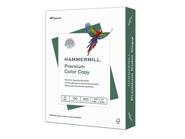 Printer Paper, Premium Color 32 lb Copy Paper, 8.5 x 11-1 Ream (500 Sheets) - 100 Bright, Made in the USA, white (102630)