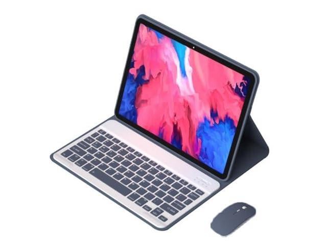 Xiaomi Detachable Bluetooth Wireless English Layout Keyboard & Mouse Combo Tablet Case for Xiaomi Pad 6 / Mi Pad 6 Pro 11 Inch 2023, Lavender Gray