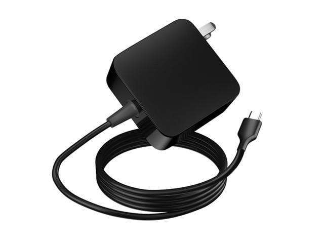 Microsoft 65W USB C Laptop Charger Compatible with Microsoft Surface Pro 12 11 10 9 8 7+ 7 Pro X, 1796 1769 1800, Type C Adapter
