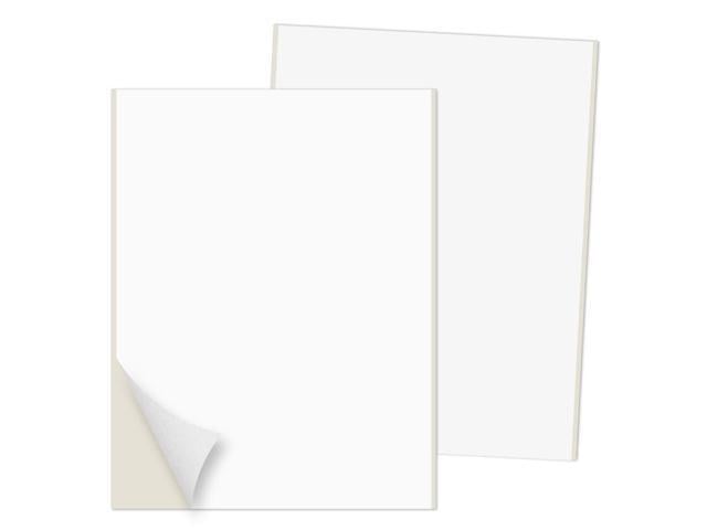 Shipping Labels Full Sheet with Self Adhesive, Square Corner, for Laser & Inkjet Printers, 8.5' x 11' White, (1000 Labls)