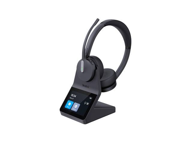 Microsoft HA64 Pro Dual Wireless Office Headset with Mic for Work, DECT & Bluetooth Computer and Desk Phone Headset, Microsoft Teams & Zoom Certified, Noise...
