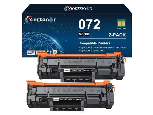 Canon 072 Black Toner Cartridge 2 Pack for Canon MF284dw MF287dw Toner Compatible for Canon 072 Toner CRG072 Toner Work for ImageCLASS MF284dw MF287dw...