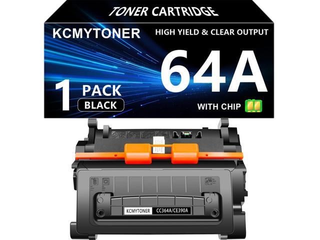 HP 64A CC364A 4PK Compatible Toner Cartridge Replacement for HP 64A Black Toner Cartridge use for Laser Jet P4015 P4015dn P4015n P4515n P4014 P4014n...