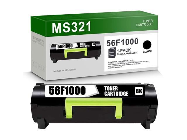 56F1000 High Yield Black Toner Cartridge Replacement for Lexmark 56F1000 Toner Cartridge MX521de MS621dn MS622de MS321dn MS421dn MS421dw MS521dn...