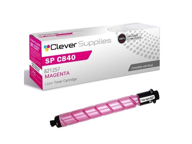 CS Replacement Toner Cartridge Compatible with Ricoh SP C840 821257 Magenta Aficio SP C840 C842 Toner Cartridge Magenta