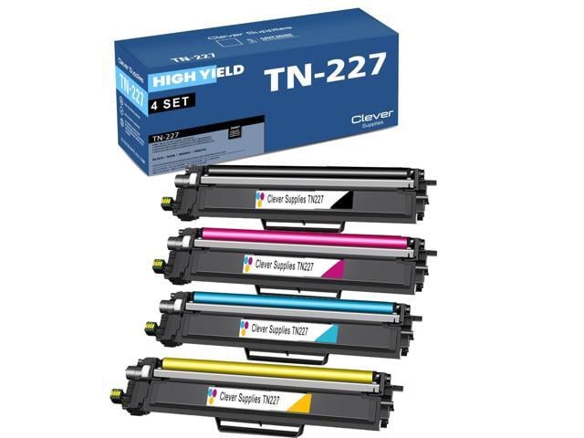 Brother CS TN227 TN-227BK/C/M/Y High Yield Replacement Toner Cartridge Compatible with Brother TN227 TN227BK TN223 TN-223BK/C/M/Y TN223 TN 223 to use with...