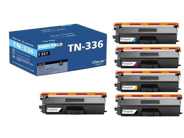 Brother CS Replacement Compatible with Brother TN336 Toner Cartridges TN-336 TN336BK TN336C TN336Y TN336M to use with HL-L8350CDW HL-L8250CDN MFC-L8850CDW...