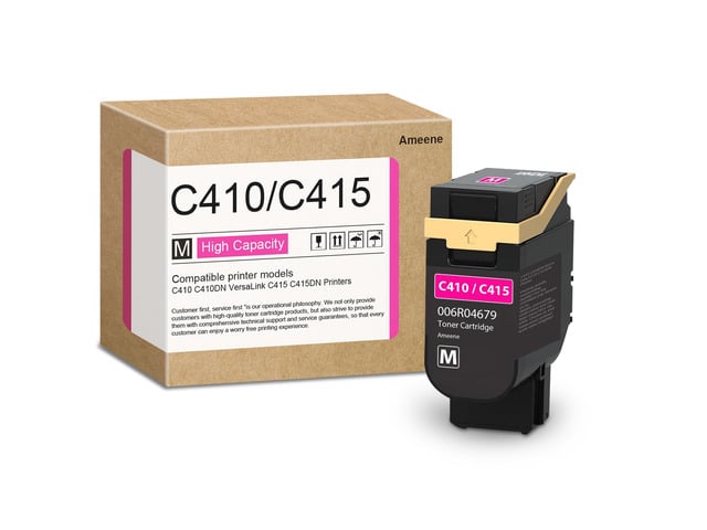 C410/C415 Magenta Toner Cartridge 1 Pack - 006R04679 Toner Cartridge Replacement for C410 C410DN VersaLink C415 C415DN Printer