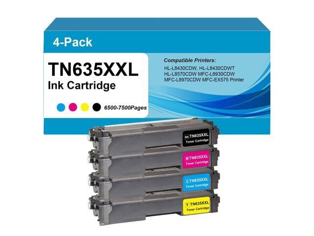 TN635XXL Super High Yield Toner Cartridge Compatible for MFC-L8930CDW, MFC-L8730CDW, HL-L8570CDW, HL-L8430CDW, HL-L8430CDWT, MFC-L8970CDW,...