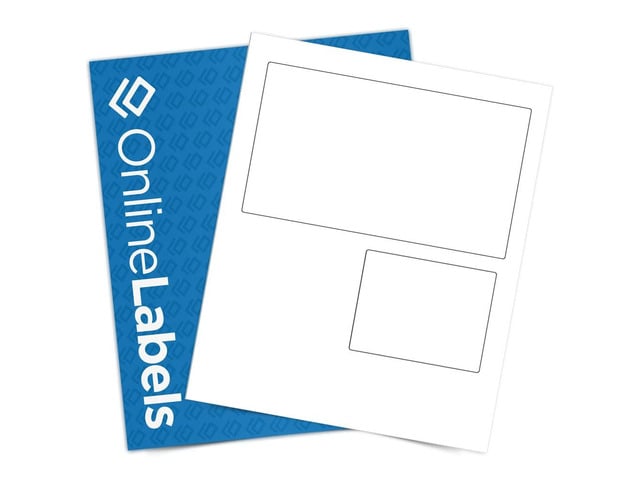 7.4 x 4.5 and 3.675 x 3 Ebay Shipping Labels - Pack of 1,000 Sheets - Inkjet/Laser Printer