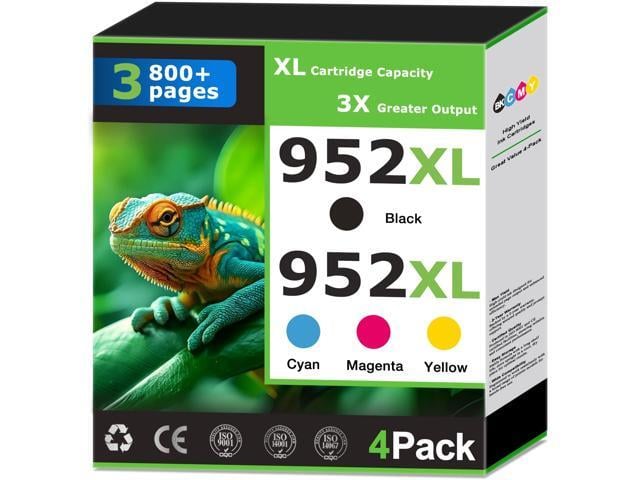 HP 952XL Ink Cartridges Compatible for HP 952 Ink Cartridges Combo Pack Work with HP Printer OfficeJet Pro 8710 7740 8702 8715 8720 7720 8730 Printer...