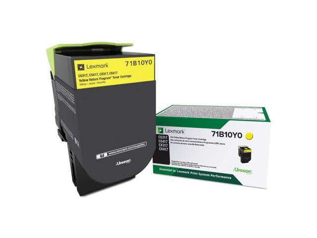 71B10Y0 CS317dn CX317dn CS417dn CX417de CS517de CX517de Yellow Return Program Cartridge Toner