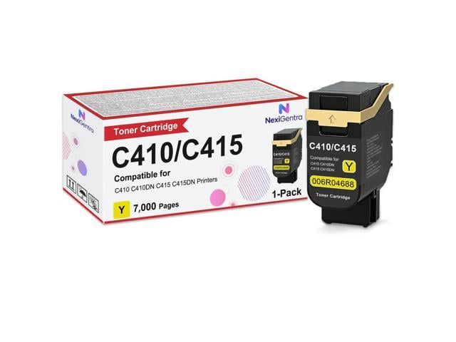 C410 Toner Cartridge 006R04688 Yellow Toner Cartridges Compatible for Xerox Genuine C410 C410DN C415 C415DN Printers Series High Capacity 7,000...
