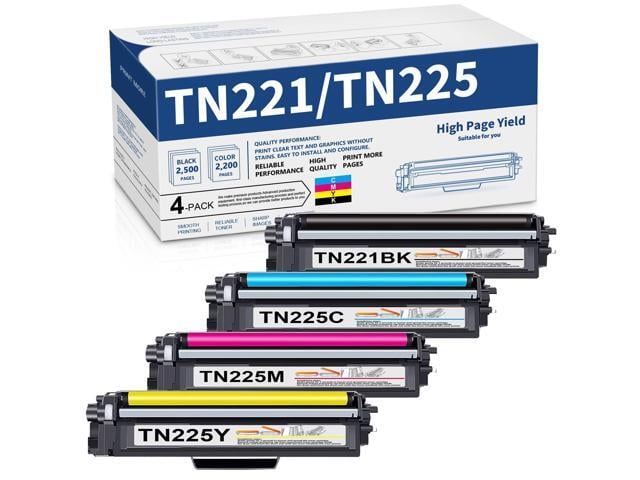 Brother TN225 Toner Cartridges High Yield Compatible for MFC-9130CW Toner Replacement for Brother TN221 Toner Cartridges TN225 MFC-9330CDW HL-3170CDW...
