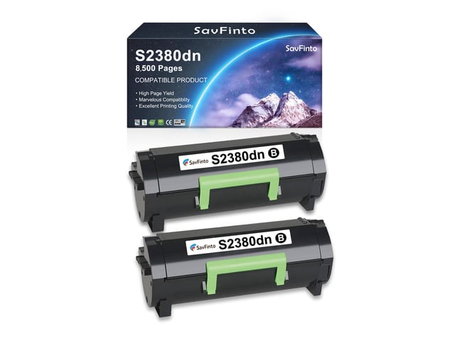 Dell S2830 S2830dn GGCTW High Yield Toner Cartridge Replacement for Dell S2830 S2830dn 2830dn 2830 Printer (8,500 Pages, Black, 2-Pack)