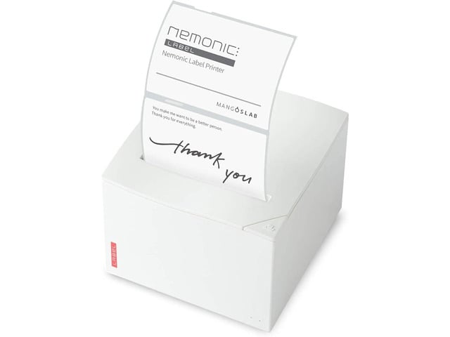 Nemonic Label Printer Inkless Bluetooth Thermal Label Printer for Small Business Durable Shipping Label Maker & Portable Wireless