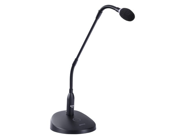18' Gooseneck Condenser Microphone with Desktop Base, LED Indicator - Podium Microphone for Conference Meeting Video Live Streaming Lecture Speech...